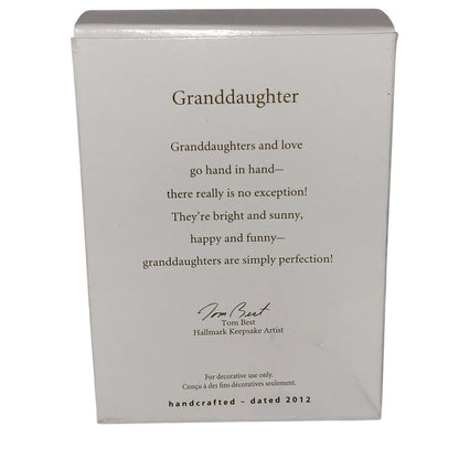 2012 GrandDaughter Hallmark Ornament (Family) QXG4684 Image4