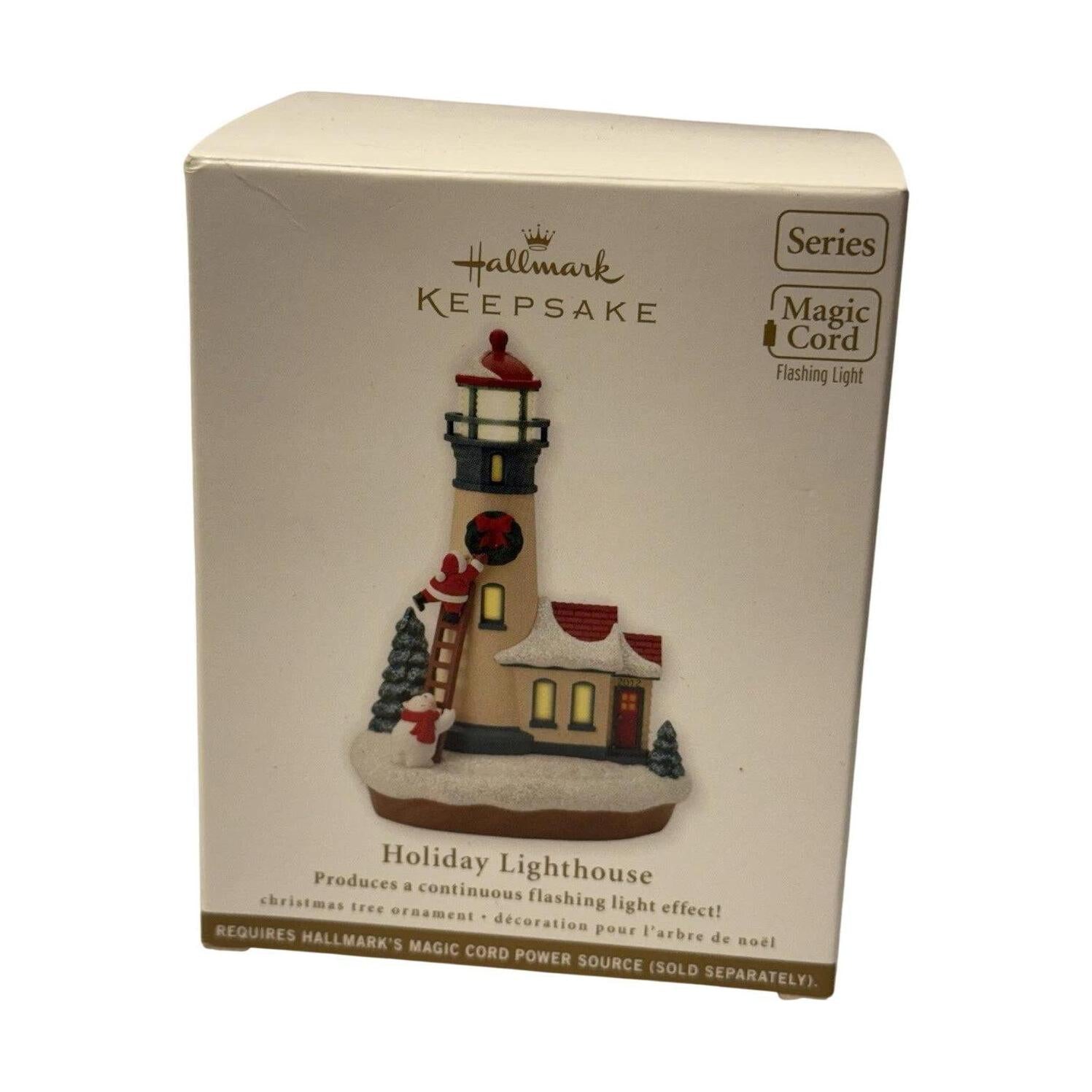 2012 Holiday Lighthouse Hallmark Ornament (Holiday Lighthouse) QX8311 Image2