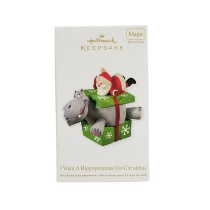 2012 I Want A Hippopotamus For Christmas Hallmark Ornament (Hippo) QXG3221