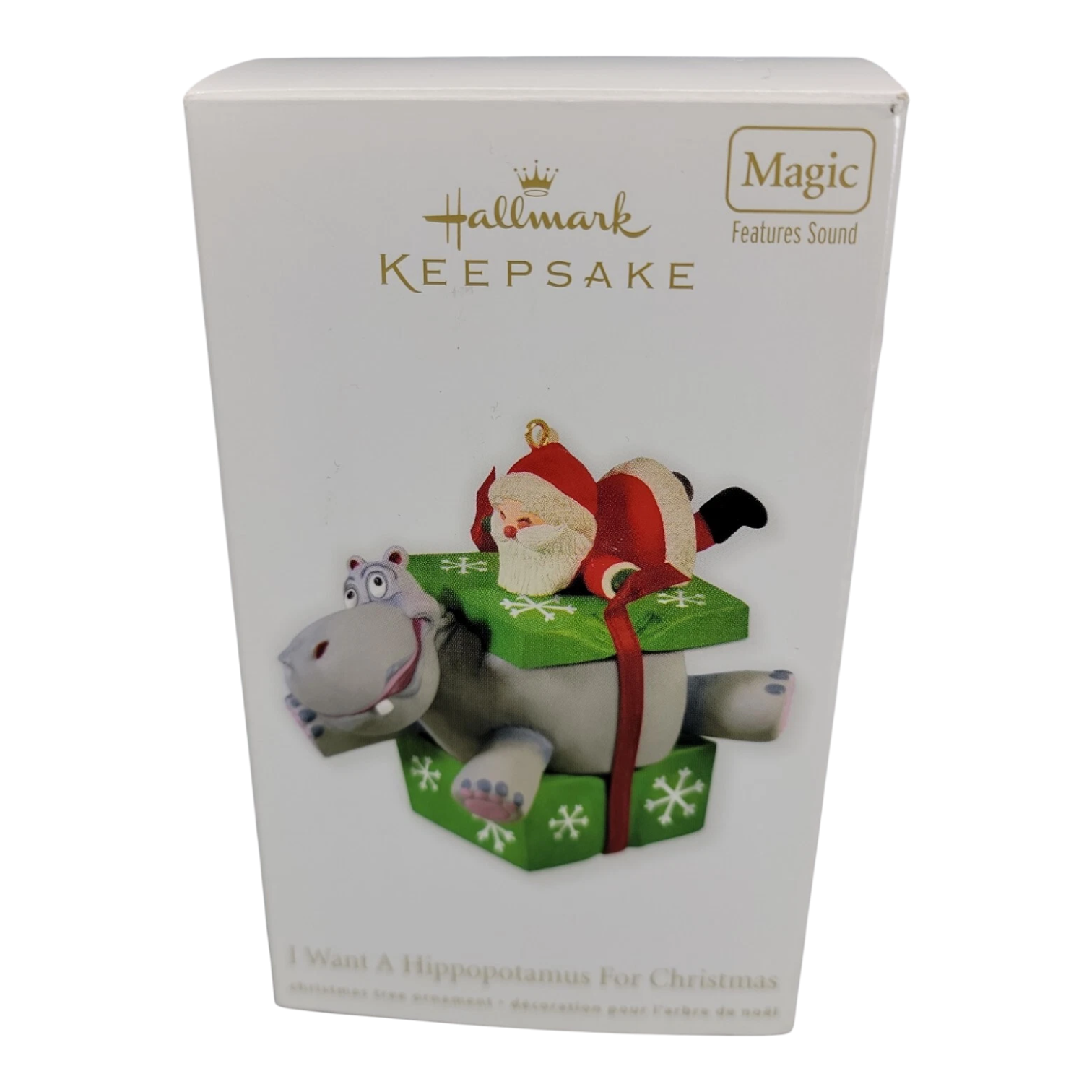 2012 I Want A Hippopotamus For Christmas Hallmark Ornament (Hippo) QXG3221 Image2