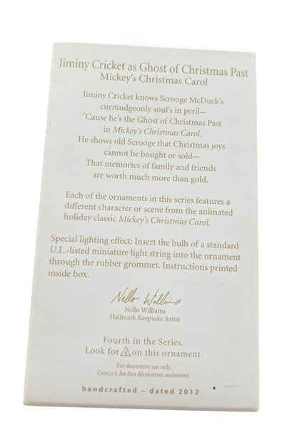 2012 Jiminy Cricket (Mickey's Christmas Carol)