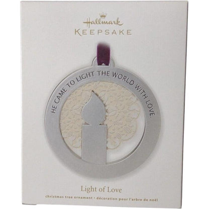 2012 Light of Love Hallmark Ornament (Candle) QXG4631