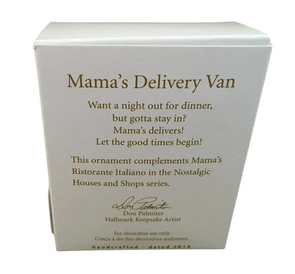 2012 Mama's Delivery Van Hallmark Ornament (Car) QXG4571