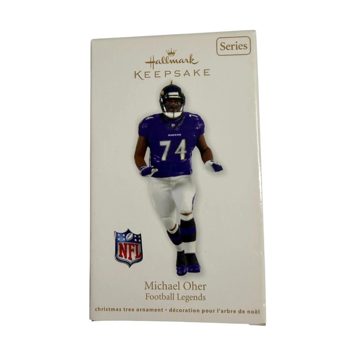 2012 Michael Oher Hallmark Ornament (Football Legends) QX8234 Image2