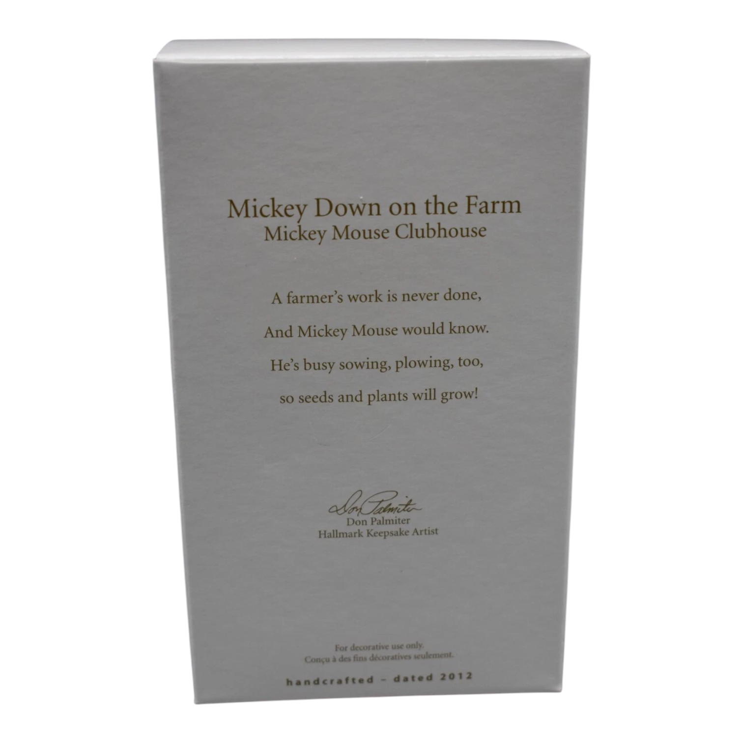 2012 Mickey Down on the Farm Hallmark Ornament (Mickey Mouse & Friends) QXD1644 Image6