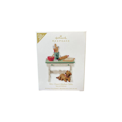2012 Mrs. Claus’s Kitchen Table (Mrs. Claus) Hallmark Ornament QMP5035 Image2