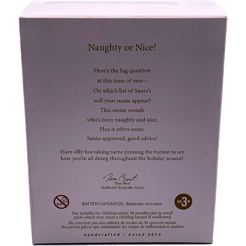 2012 Naughty or Nice? Hallmark Ornament (Elf) QXG4944