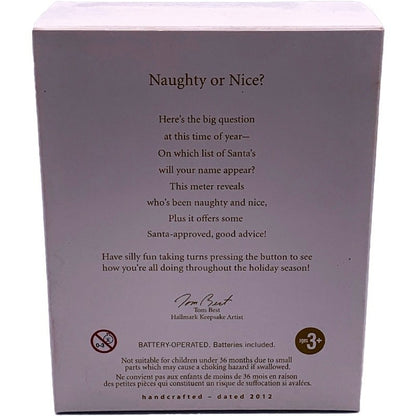 2012 Naughty or Nice? Hallmark Ornament (Elf) QXG4944