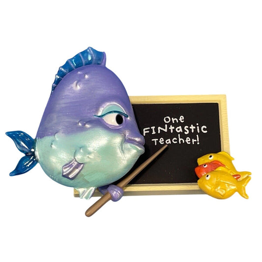 2012 One FINtastic teacher! Hallmark Ornament (Fish) QXG4344 Image1