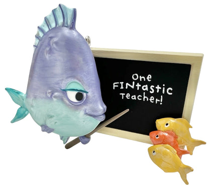 2012 One FINtastic teacher! Hallmark Ornament (Fish) QXG4344 Image3