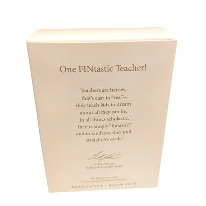 2012 One FINtastic teacher! Hallmark Ornament (Fish) QXG4344 Image7