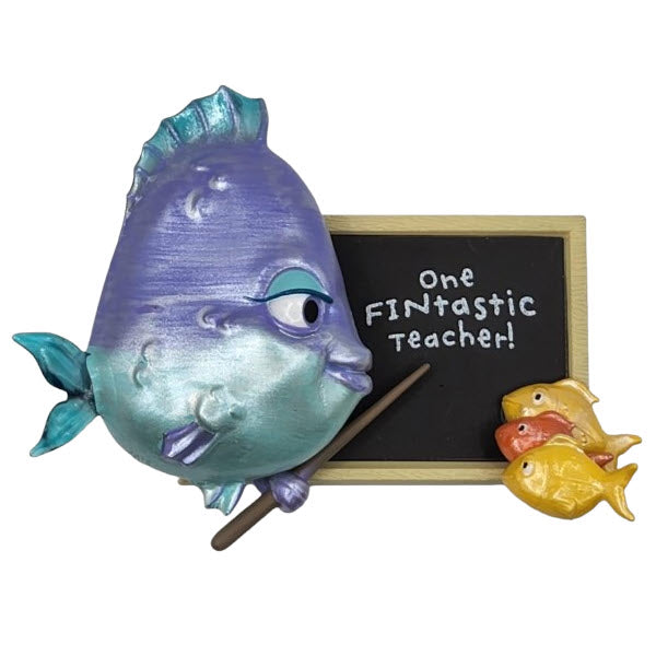 2012 One FINtastic teacher! Hallmark Ornament (Fish) QXG4344
