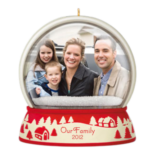 2012 Our Family Hallmark Ornament (Photo Holder) QXG4764 Image1