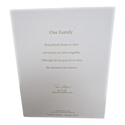 2012 Our Family Hallmark Ornament (Photo Holder) QXG4764 Image4