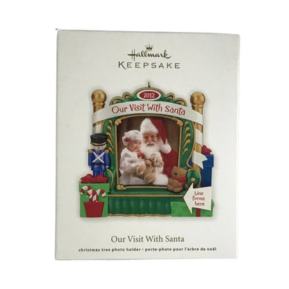 2012 Our Visit With Santa Hallmark Ornament (Our Visit With Santa) LPR3871