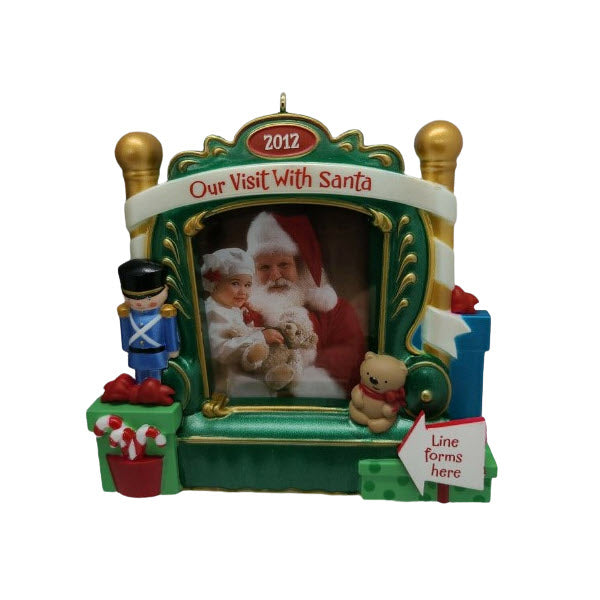 2012 Our Visit With Santa Hallmark Ornament (Our Visit With Santa) LPR3871