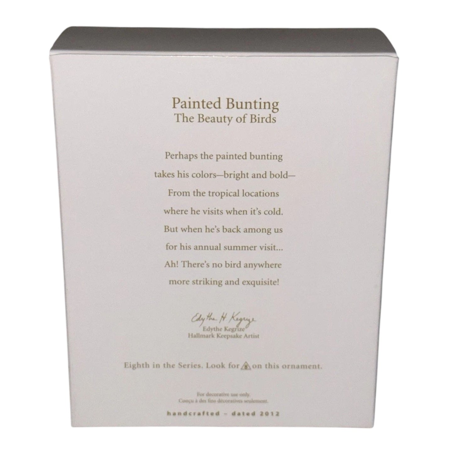 2012 Painted Bunting (The Beauty of Birds)