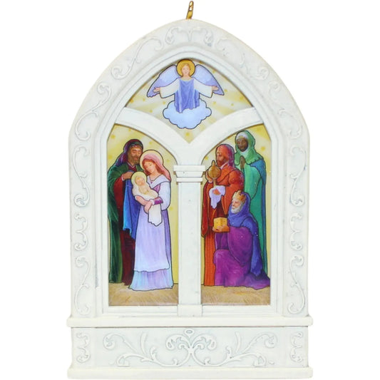 2012 Peace on Earth Hallmark Ornament (Windows of Faith) QX8011