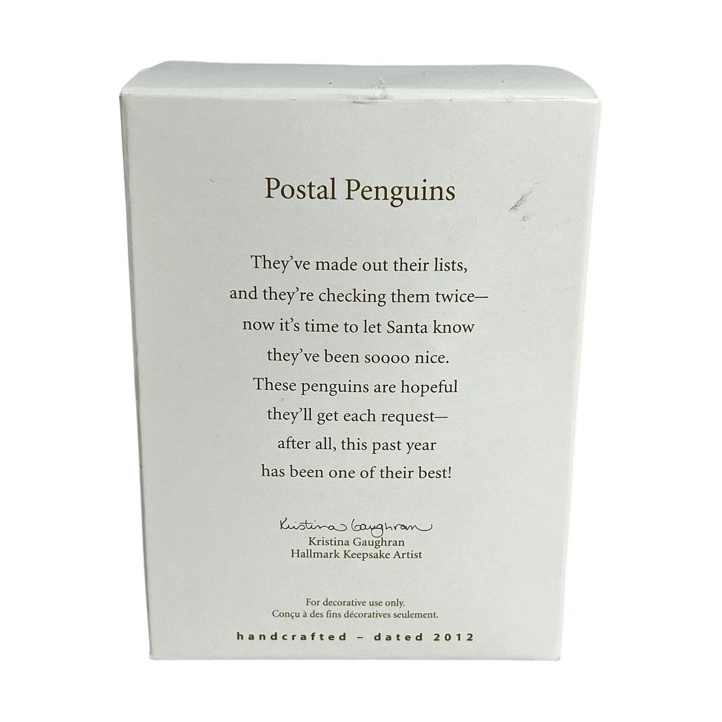 2012 Postal Penguin Hallmark Ornament (Kris' Penguins) QXG4511 Image8