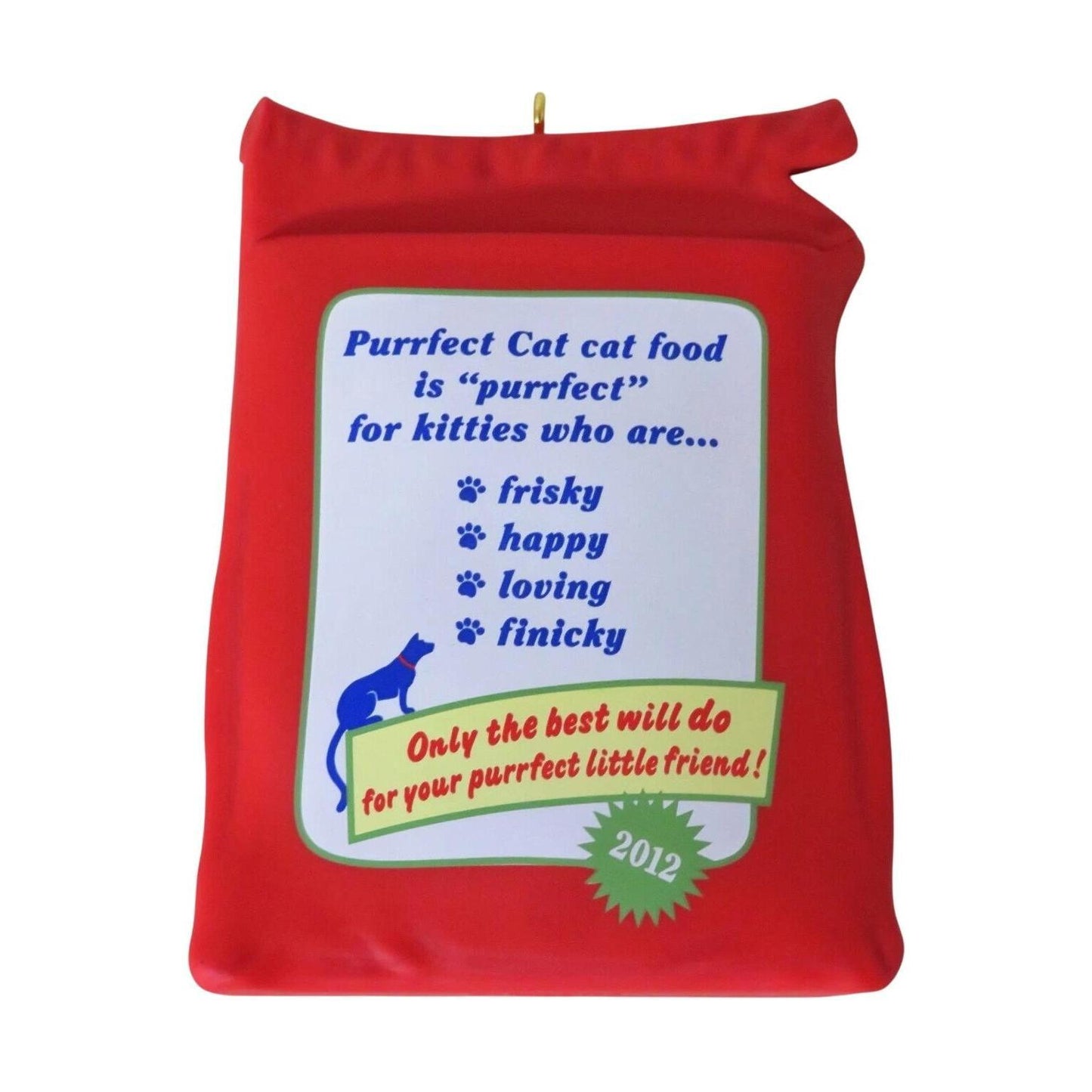 2012 Purrfect Cat Hallmark Ornament (Photo Holder) QXG4724 Image3