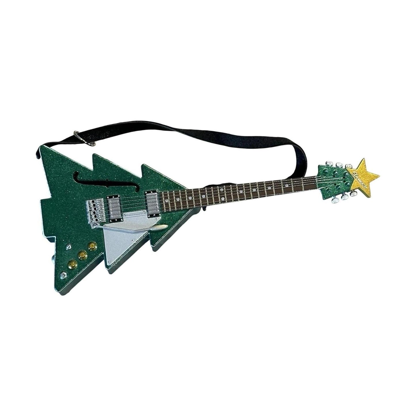 2012 Rockin' Around the Christmas Tree Hallmark Ornament (Guitar) QXG3211 Image1