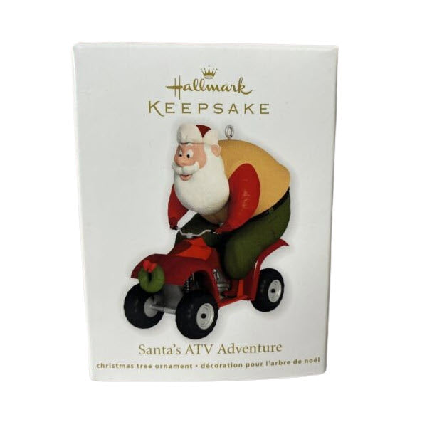 2012 Santa's ATV Adventure Hallmark Ornament (Santa Claus) QXG4314