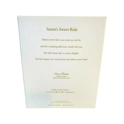2012 Santa's Sweet Ride - Submarine Hallmark Ornament (Santa's Sweet Ride) QX8164 Image6