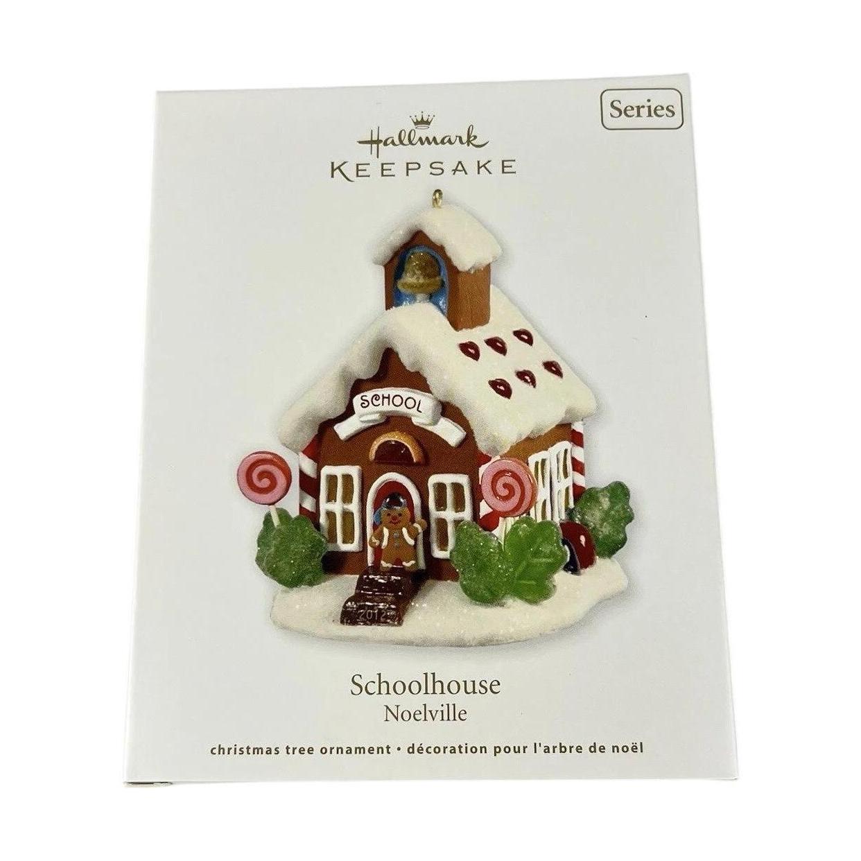 2012 Schoolhouse Hallmark Ornament (Noelville) QX8014 Image2