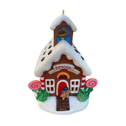 2012 Schoolhouse Hallmark Ornament (Noelville) QX8014