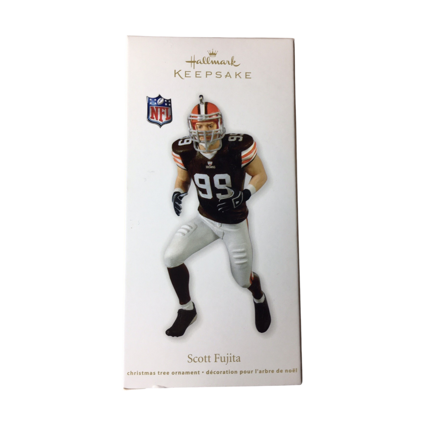 2012 Scott Fujita Hallmark Ornament (Football Legends) QXI2211