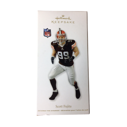 2012 Scott Fujita Hallmark Ornament (Football Legends) QXI2211