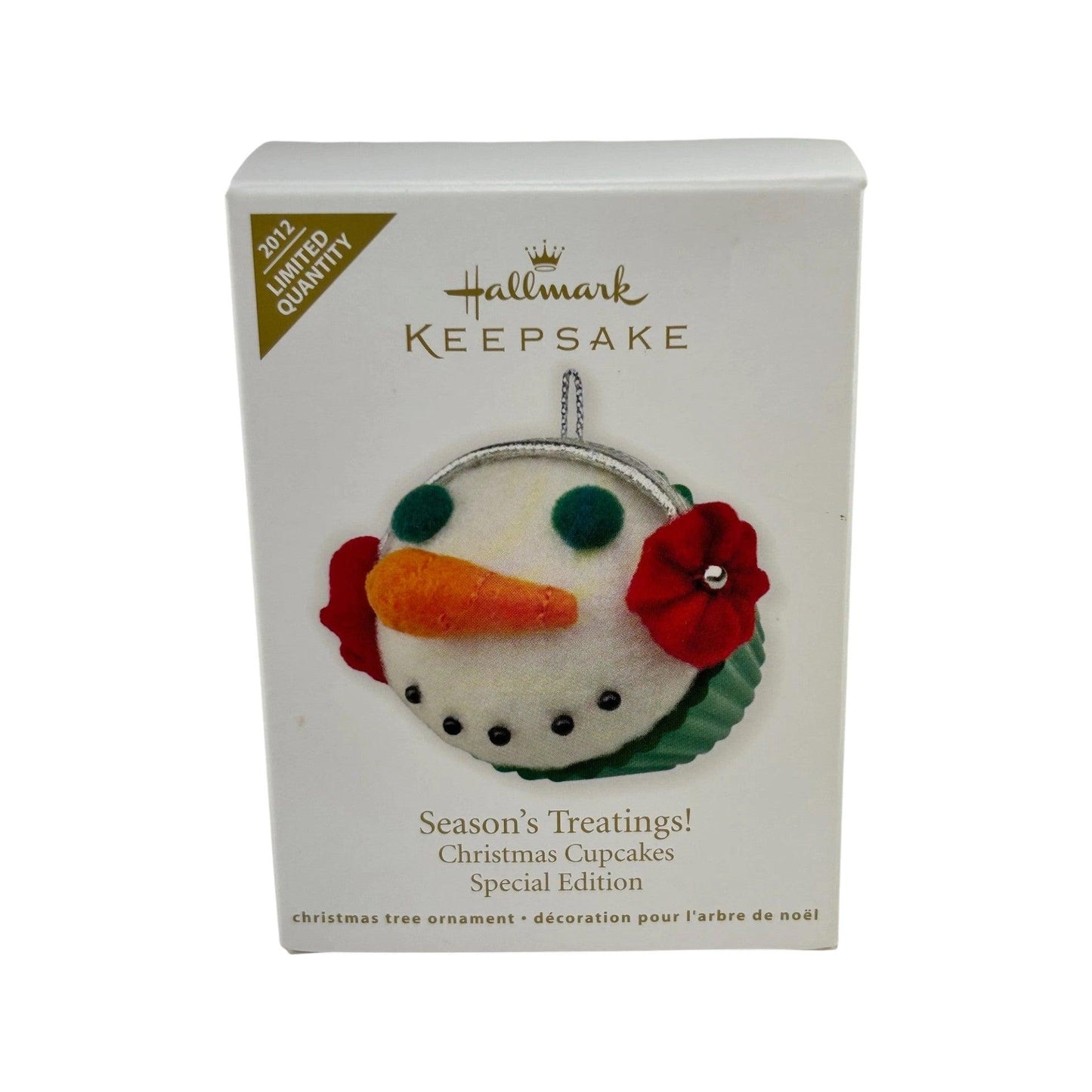 2012 Season's Treatings Hallmark Ornament (Christmas Cupcakes) QXE3074 Image2