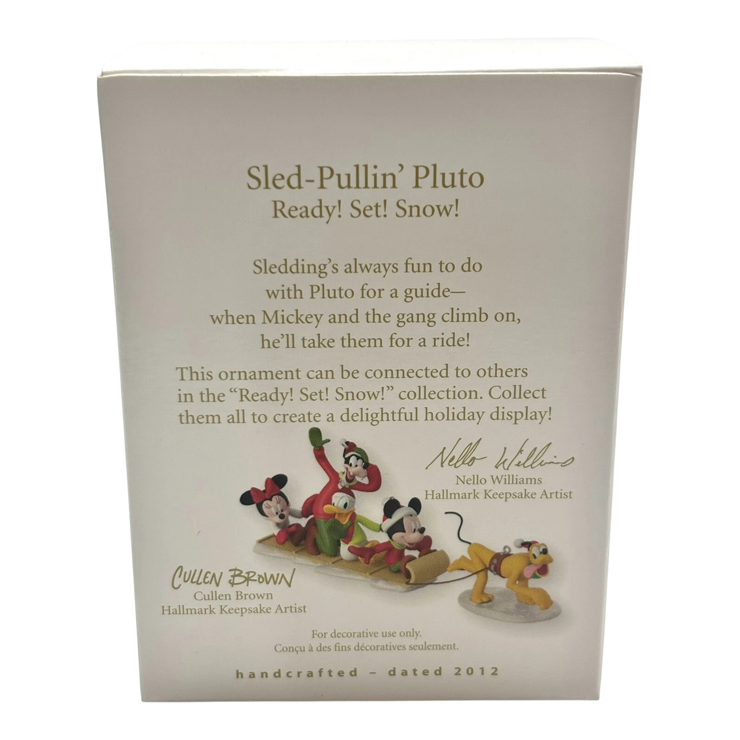 2012 Sled-Pullin' Pluto (Mickey Mouse & Friends)