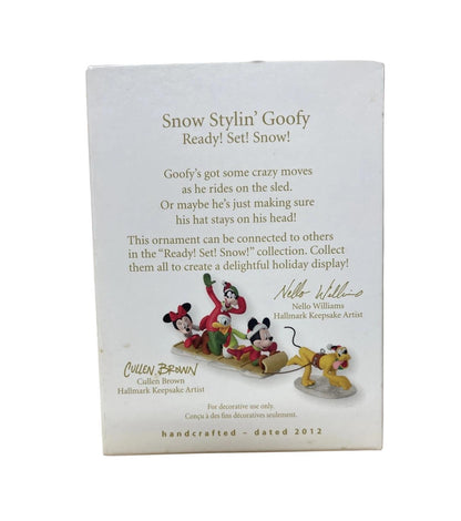 2012 Snow Stylin' Goofy Hallmark Ornament (Mickey Mouse & Friends) QRP5911 Image7