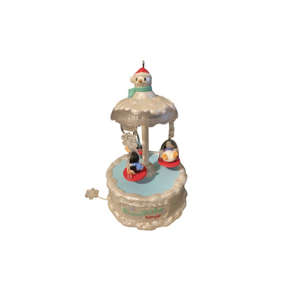 2012 Snowflake Spin Hallmark Ornament (Kris' Penguins) QXG3241 Image1