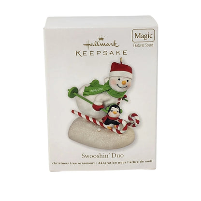 2012 Swooshin' Duo Hallmark Ornament (Snowmen) QK5011