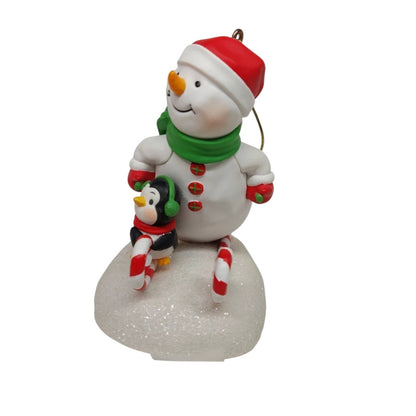 2012 Swooshin' Duo Hallmark Ornament (Snowmen) QK5011