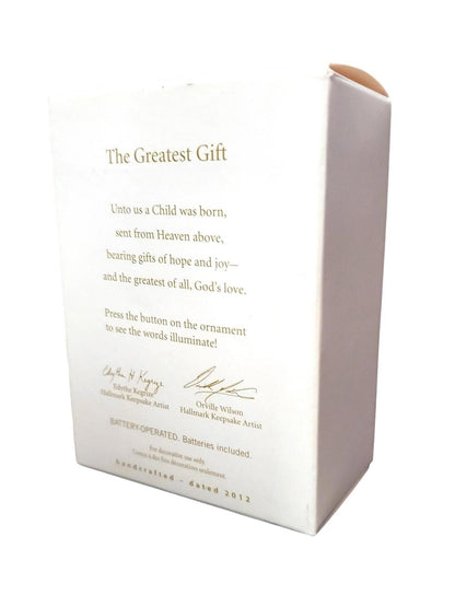2012 The Greatest Gift Hallmark Ornament (Nativity) QXG3254 Image7