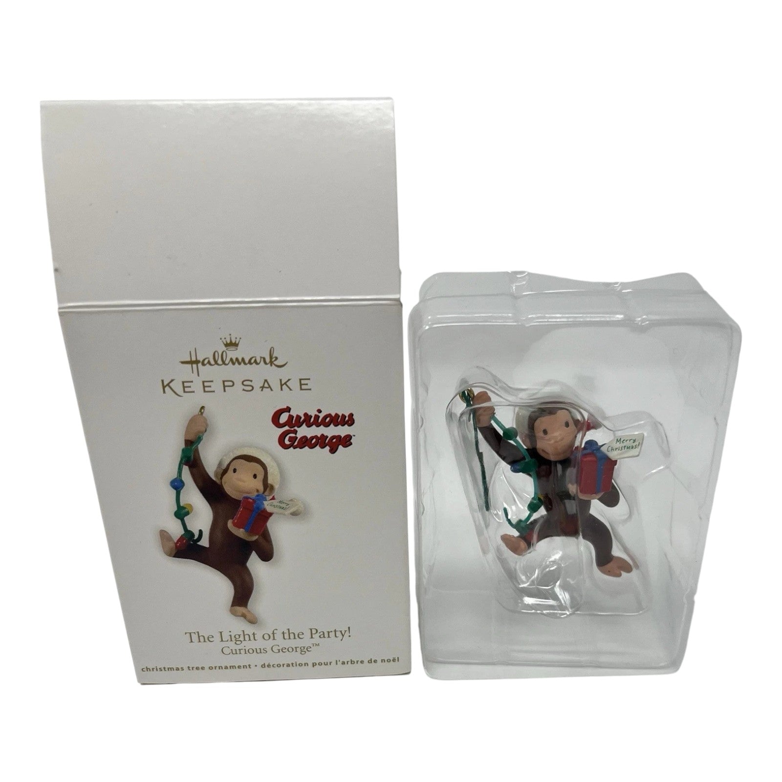 2012 The Light of the Party! Hallmark Ornament (Curious George) QXI2654