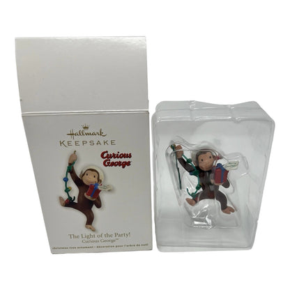 2012 The Light of the Party! Hallmark Ornament (Curious George) QXI2654