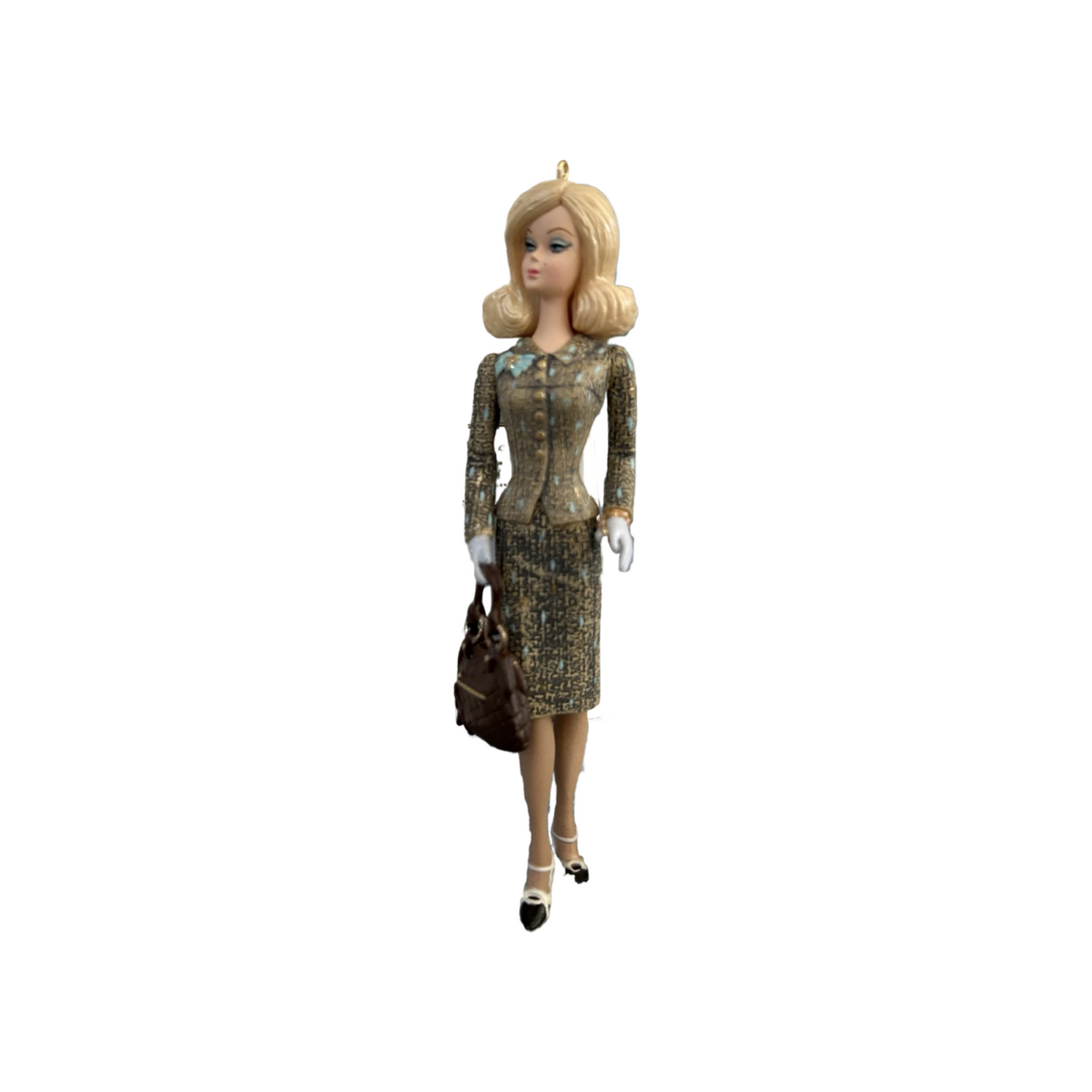 2012 Tweed Indeed Hallmark Ornament (Barbie) QXI2681 Image4