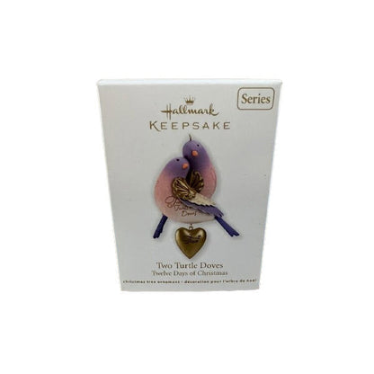 2012 Two Turtle Doves Hallmark Ornament (Twelve Days of Christmas) QX8091