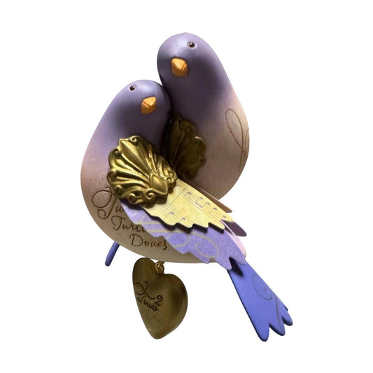 2012 Two Turtle Doves Hallmark Ornament (Twelve Days of Christmas) QX8091 Image1