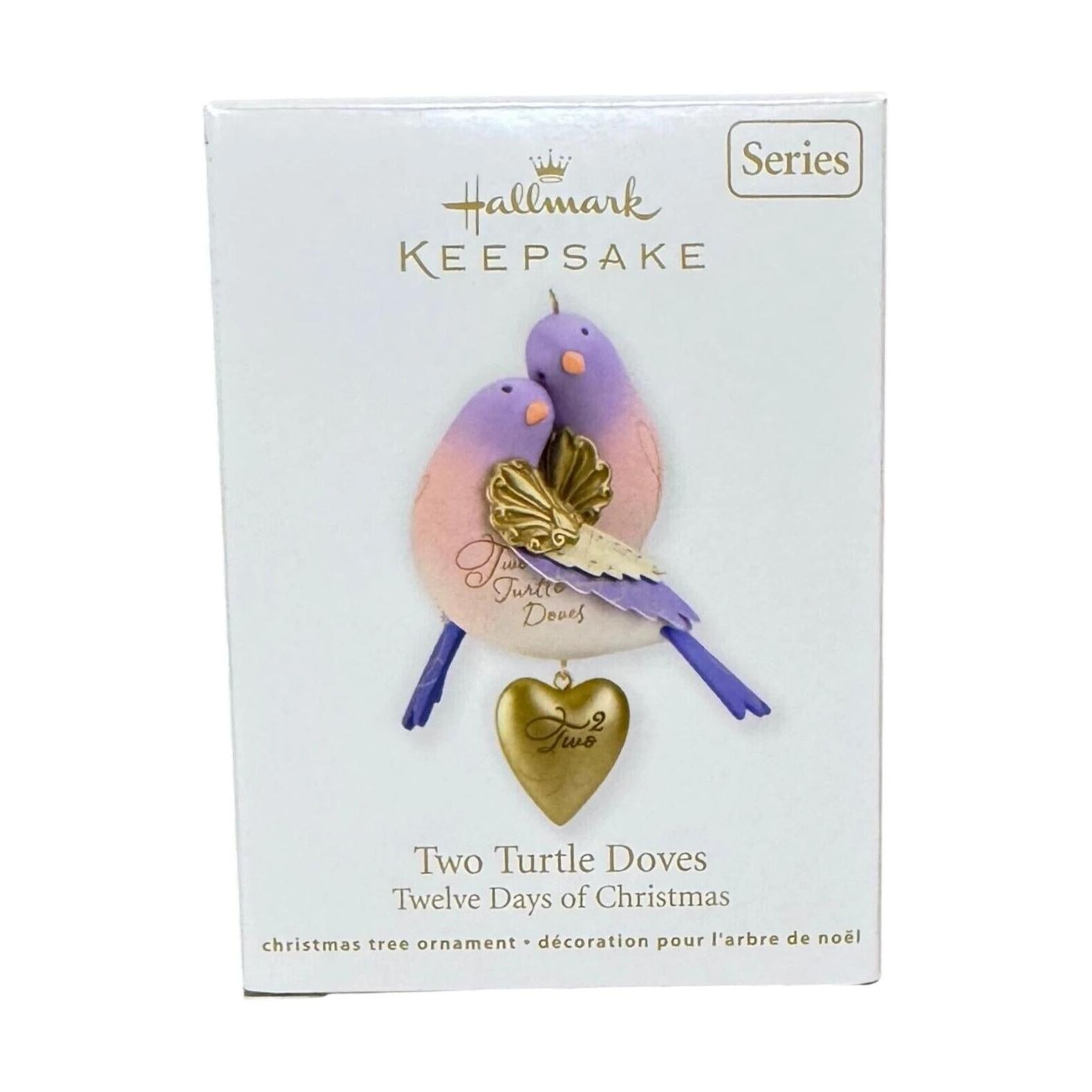 2012 Two Turtle Doves Hallmark Ornament (Twelve Days of Christmas) QX8091 Image2