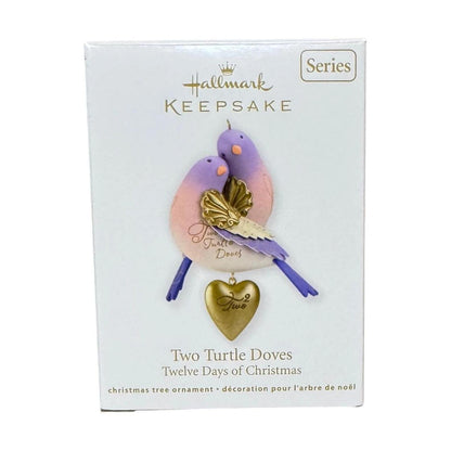 2012 Two Turtle Doves Hallmark Ornament (Twelve Days of Christmas) QX8091 Image2