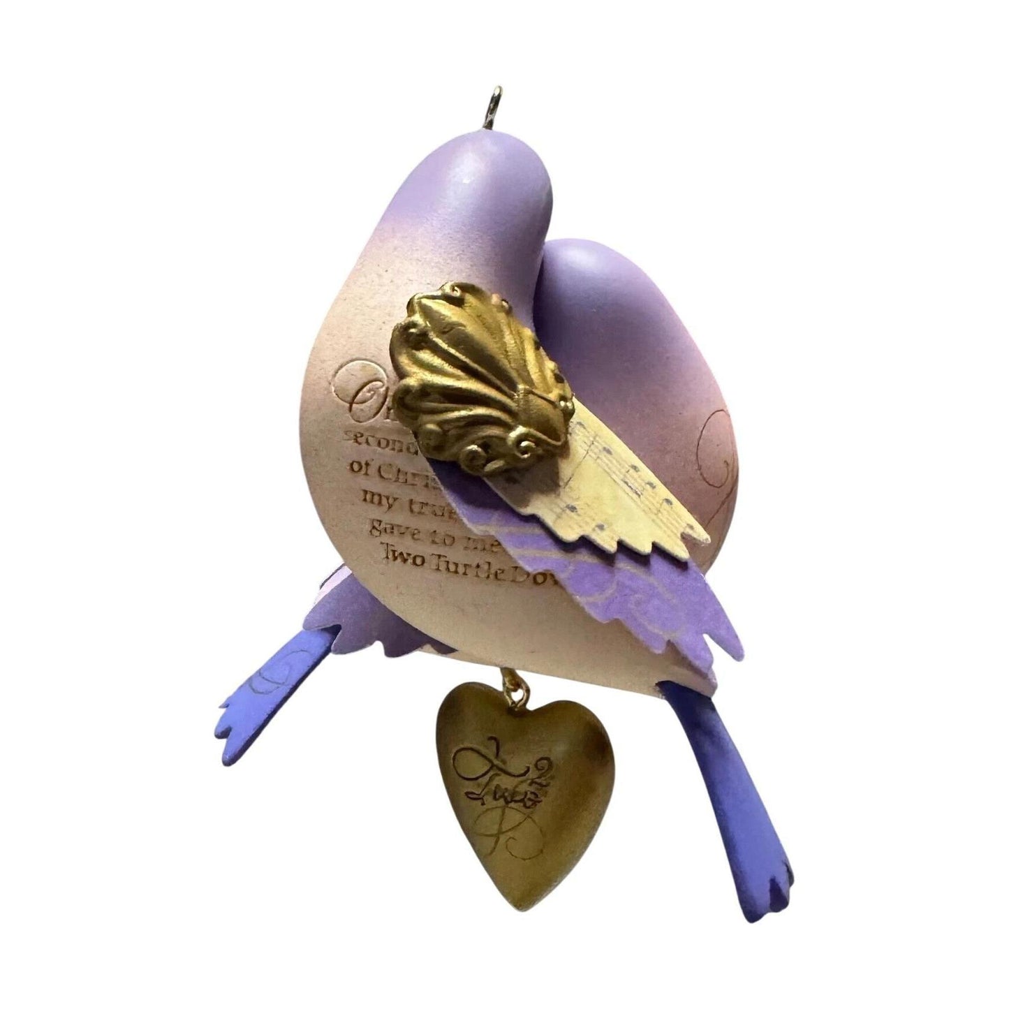 2012 Two Turtle Doves Hallmark Ornament (Twelve Days of Christmas) QX8091 Image4
