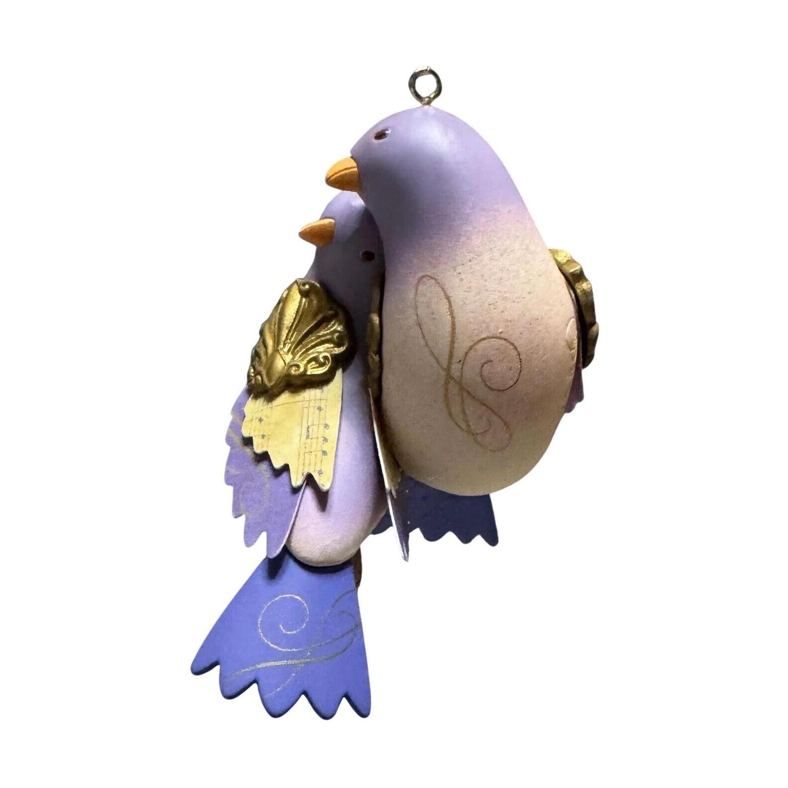 2012 Two Turtle Doves Hallmark Ornament (Twelve Days of Christmas) QX8091 Image6