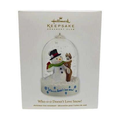 2012 Who-o-o Doesn't Love Snow! Hallmark Ornament (Snowmen) QXC5039 Image2