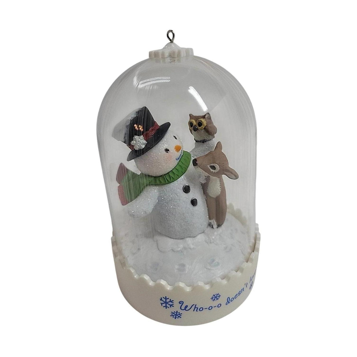 2012 Who-o-o Doesn't Love Snow! Hallmark Ornament (Snowmen) QXC5039 Image3
