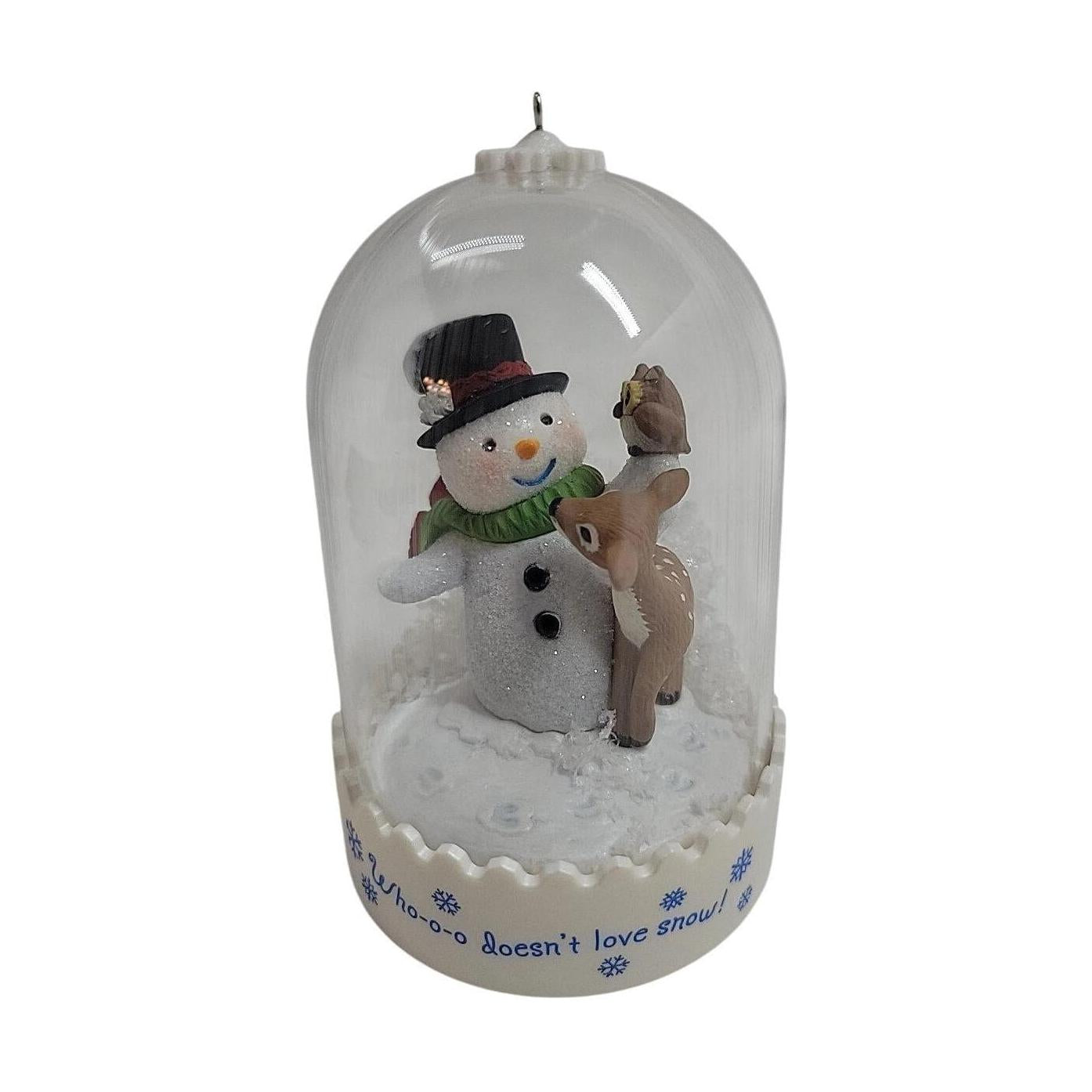 2012 Who-o-o Doesn't Love Snow! Hallmark Ornament (Snowmen) QXC5039 Image5